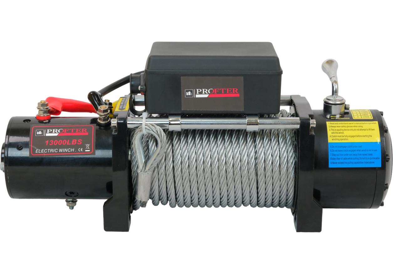 Лебідка автомобільна Profter 13000 LBS 12V (5897 кг). Фото 2