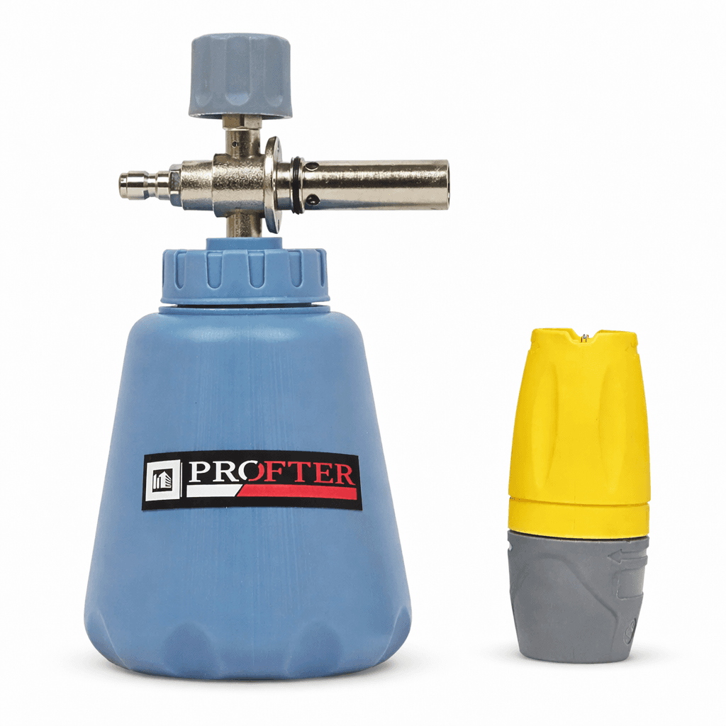 Пеногенератор Profter S-15 Yellow, латунная насадка, регулировка факела. Фото 2