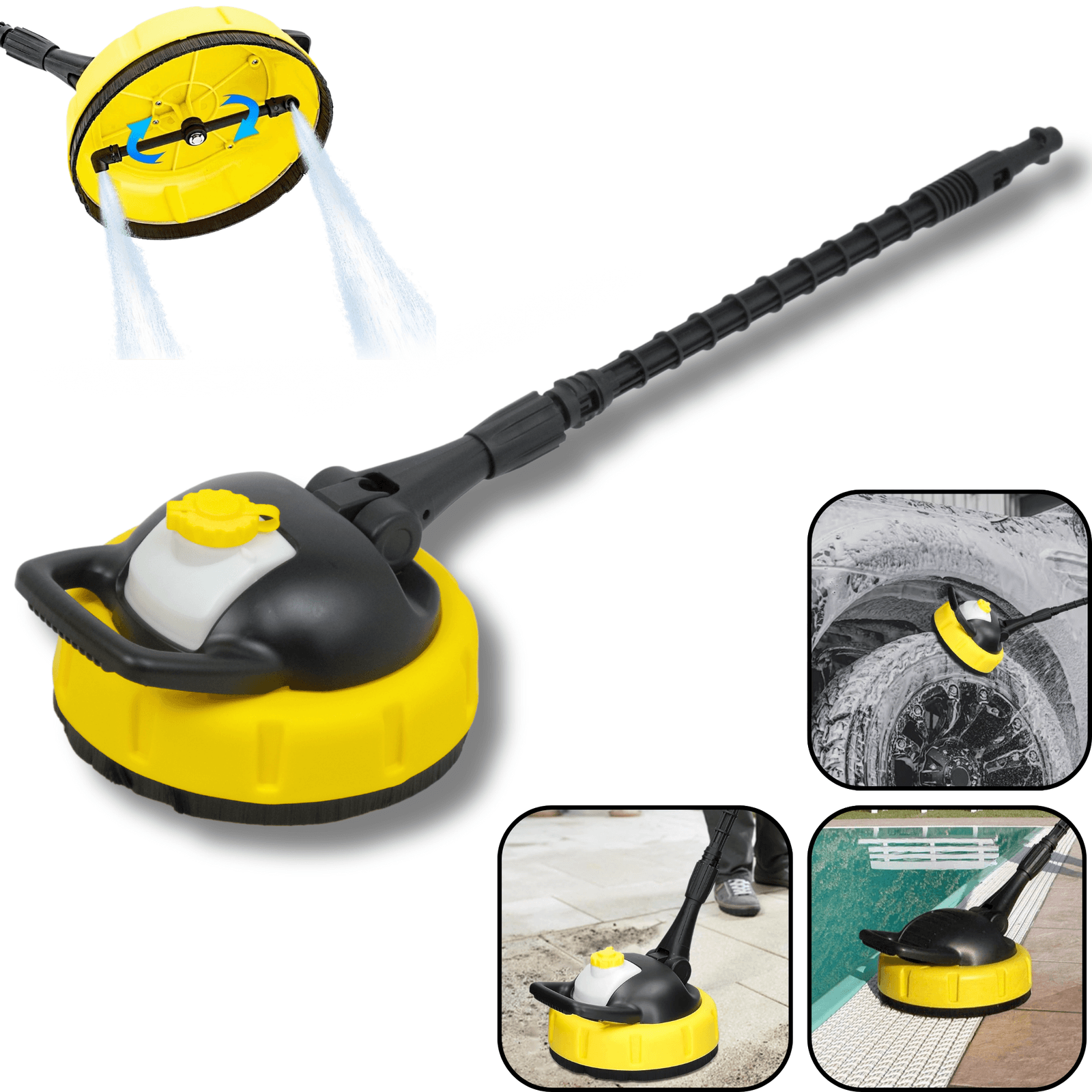 Щітка для килимів та плитки з бачком для хімії на мийку Karcher K2-K7 (В0801). Фото 1