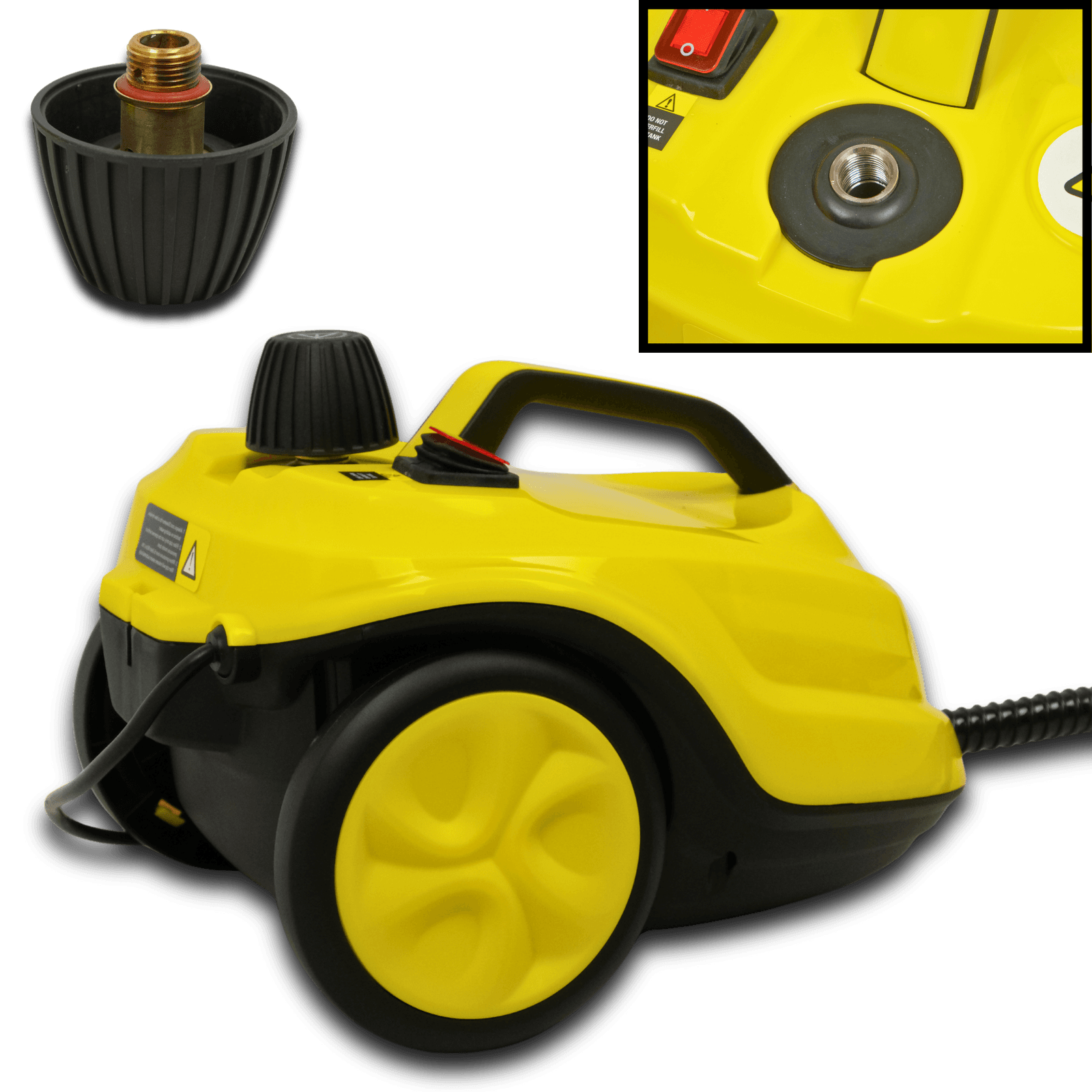 Пароочисник високого тиску  універсальний  Profter SC-618A ( 2000 Вт. 5 Бар) +6 насадок. Фото 5