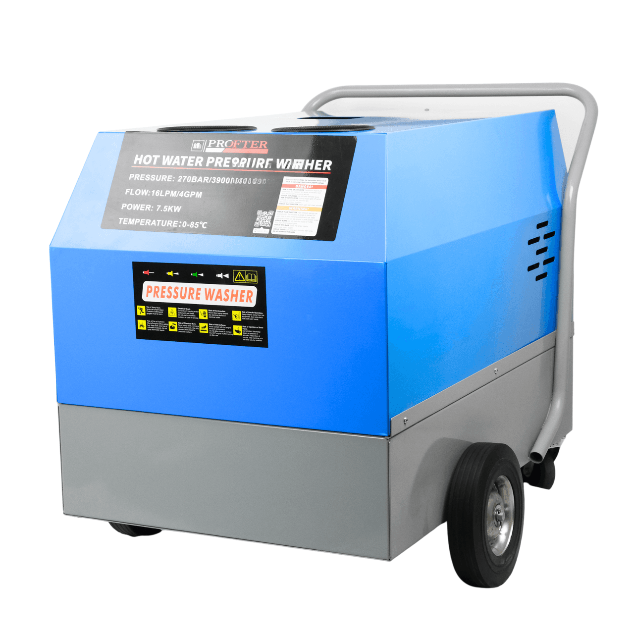 Професійна мийка високого тиску з підігрівом води 270bar PROFTER BS-2716 (7.5 kw.960л.год.). Фото 6