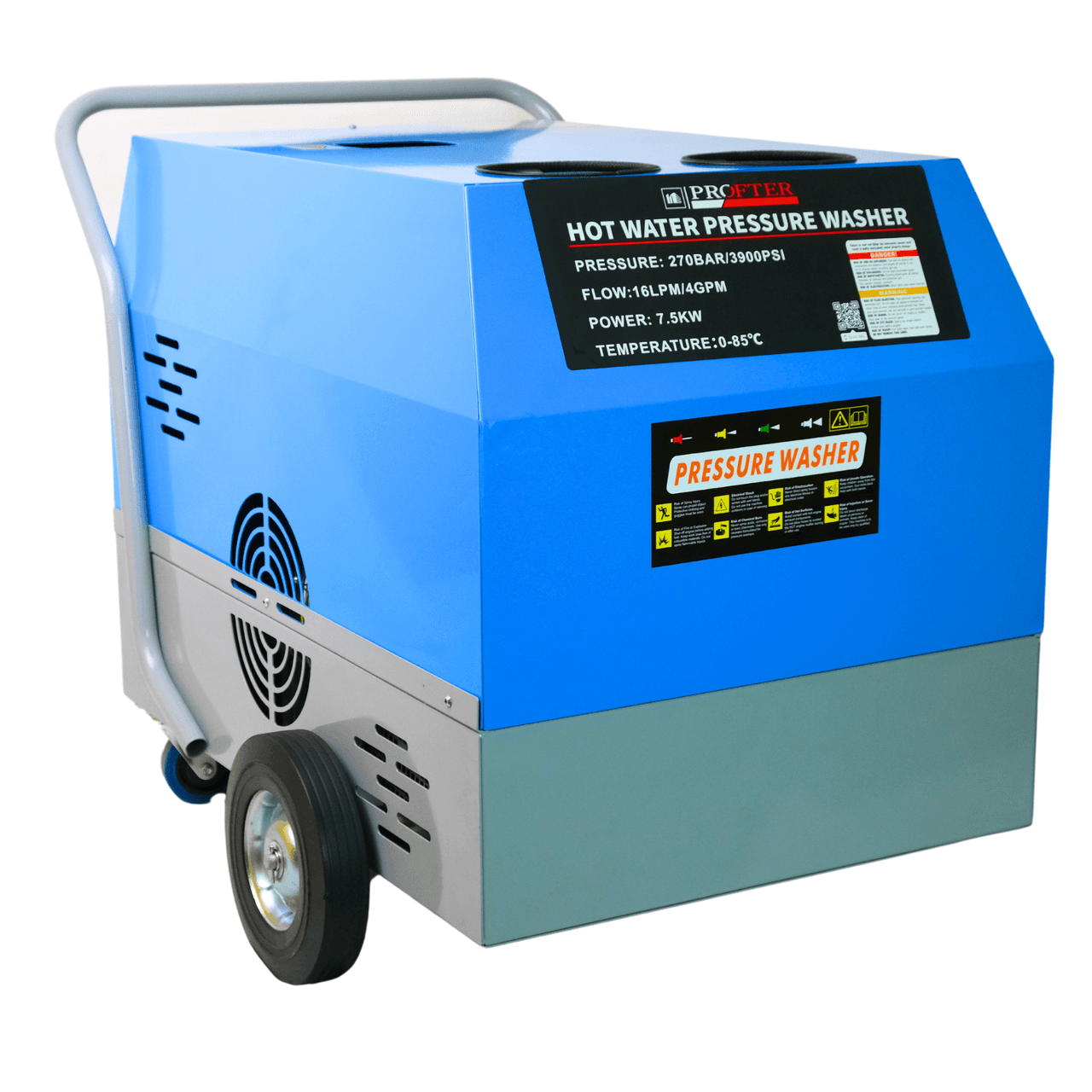 Професійна мийка високого тиску з підігрівом води 270bar PROFTER BS-2716 (7.5 kw.960л.год.). Фото 7