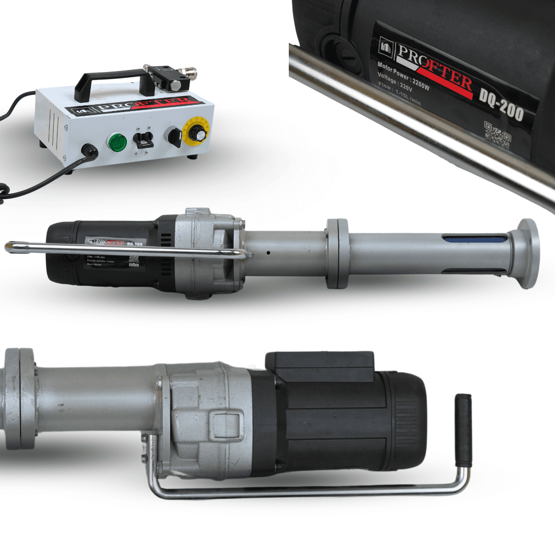 Мощный и надежный шнековий насос для штукатурки Profter DQ-200 (2200 Вт 1-15л/м). Фото 7