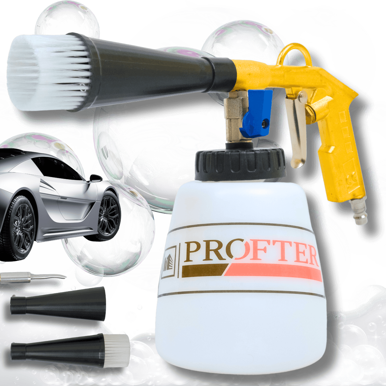 Професійний торнадор Profter G 019 Gold для хімчистки автомобілів. Фото 6