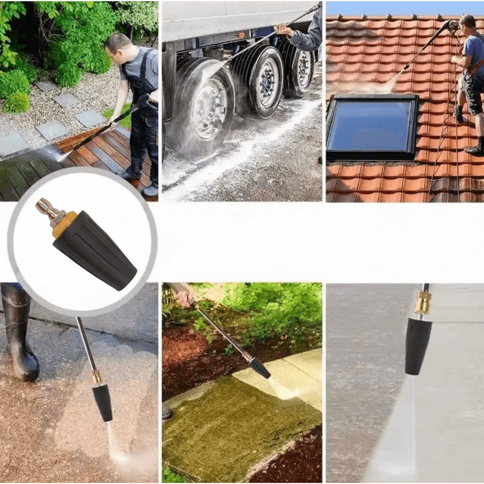 Професійна грязева фреза для мийки N0601 (4000PSI 276 Бар) 1/4 розмір 0.40 турбонасадка. Фото 10
