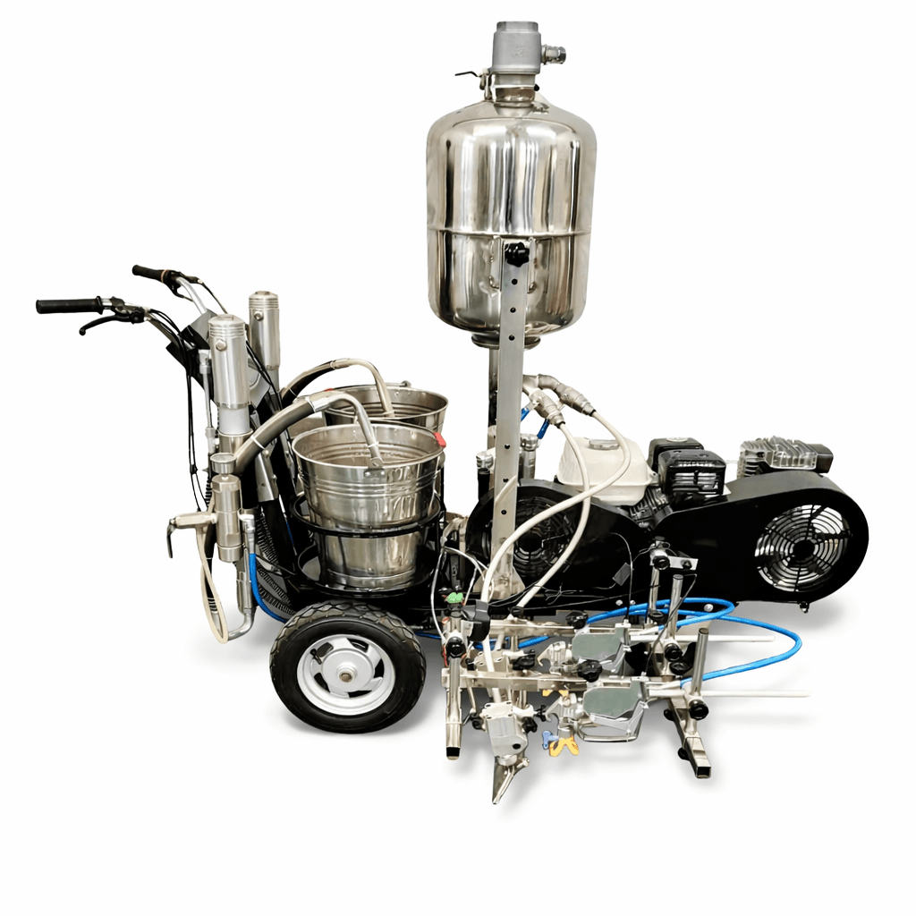 Професійна розміточна машина з гідравлічними насосами та ємністю для склошарика Profter LK-2500. Фото 1