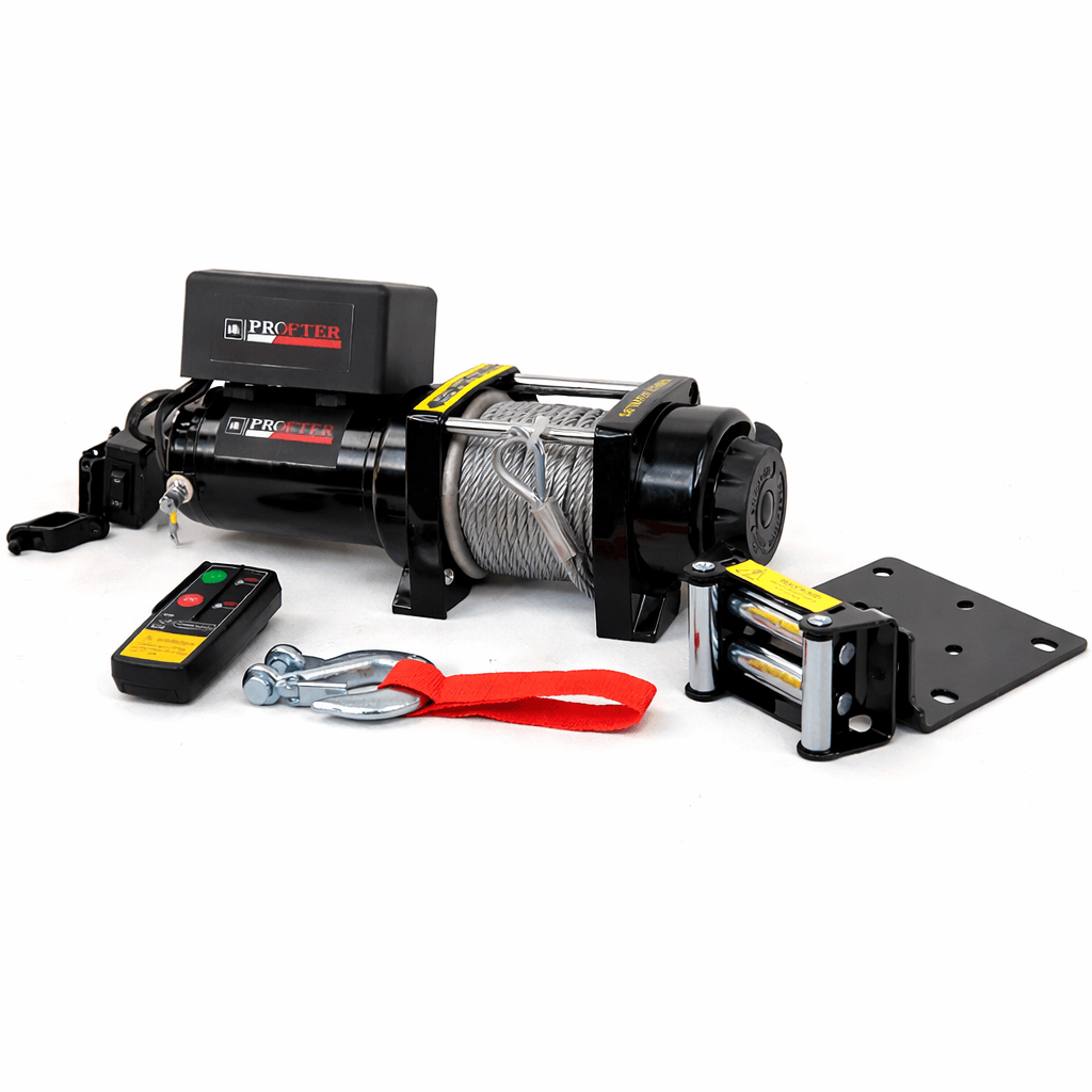 Лебідка автомобільна на квадроцикл Profter 4500 LBS 12V. (2041 кг). Фото 1