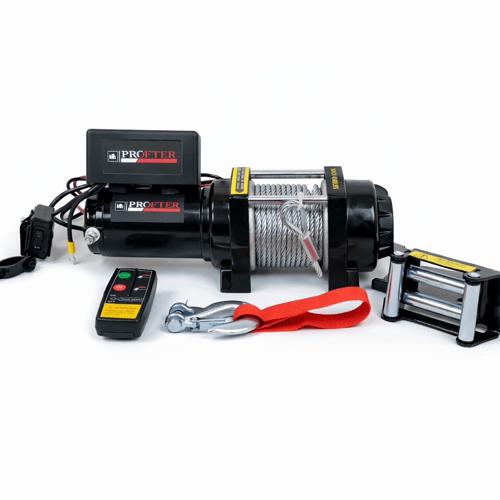 Лебідка автомобільна на квадроцикл Profter 4500 LBS 12V. (2041 кг). Фото 2