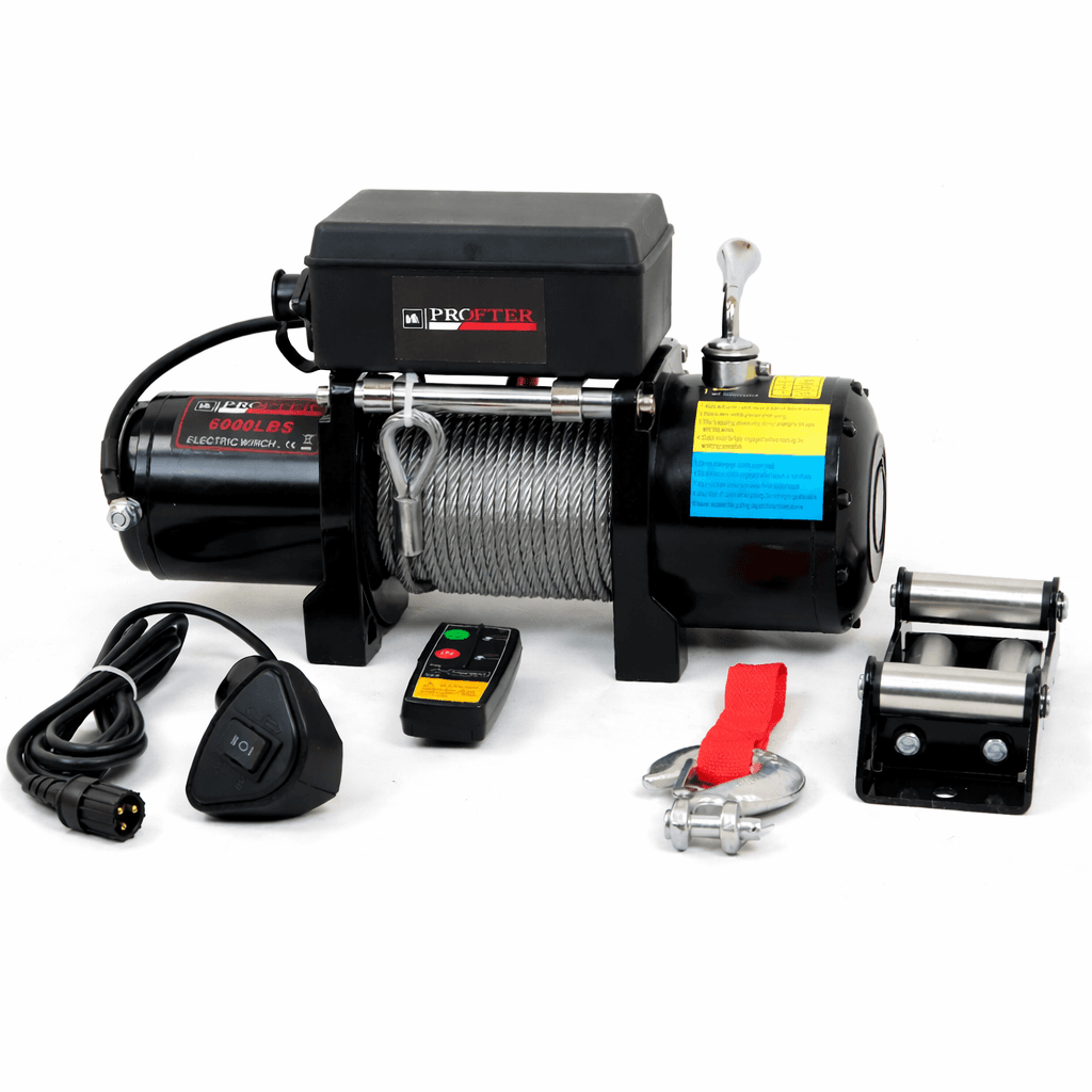 Автомобільна лебідка Profter 6000 LBS 12V (2722 кг). Фото 1
