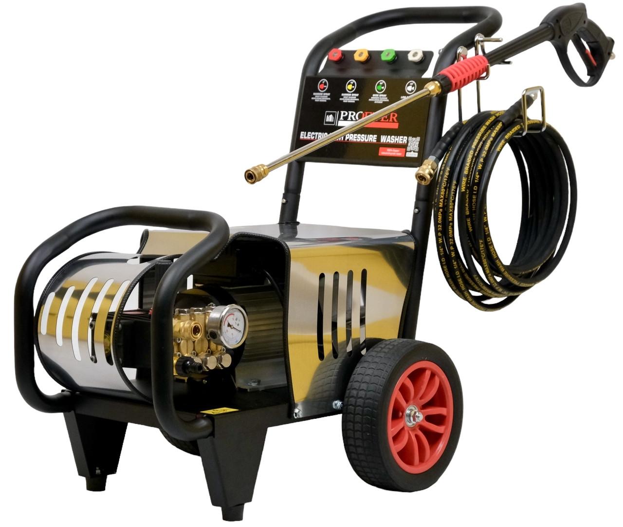 Мийка високого тиску Profter ES3- 2B (140 бар 3 кВт 11л/хв) електрична мийка. Фото 2