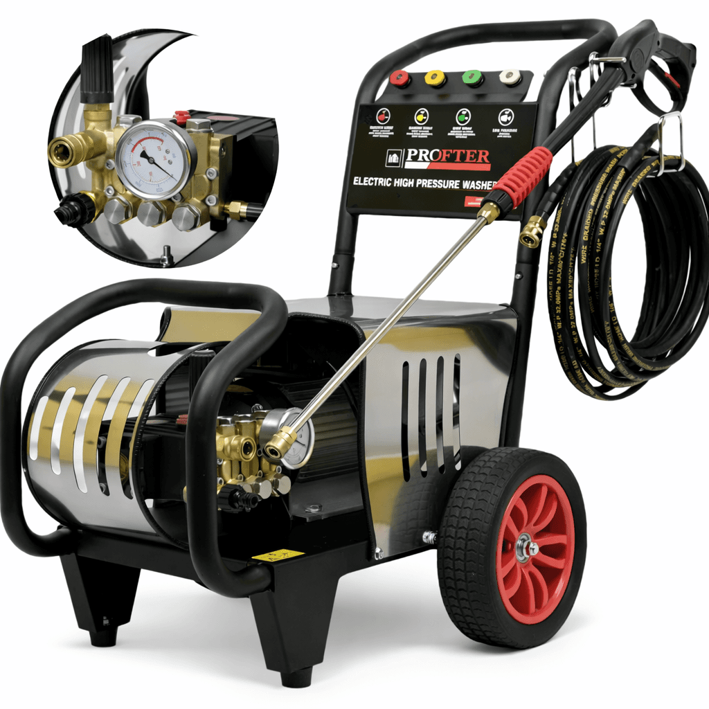 Мийка високого тиску Profter ES3- 2B (140 бар 3 кВт 11л/хв) електрична мийка. Фото 1