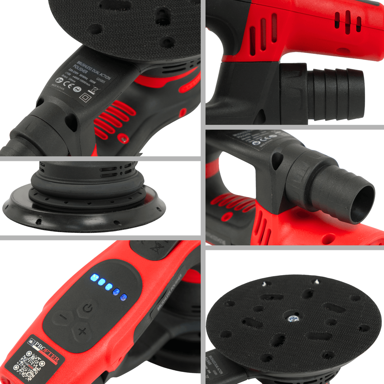 Орбитальная шлифмашинка Profter K-6 Red (6.0мм) GX5805 | Купить в Орбитальная шлифмашинка Profter K-6 Red (6.0мм) GX5805 | Купить в