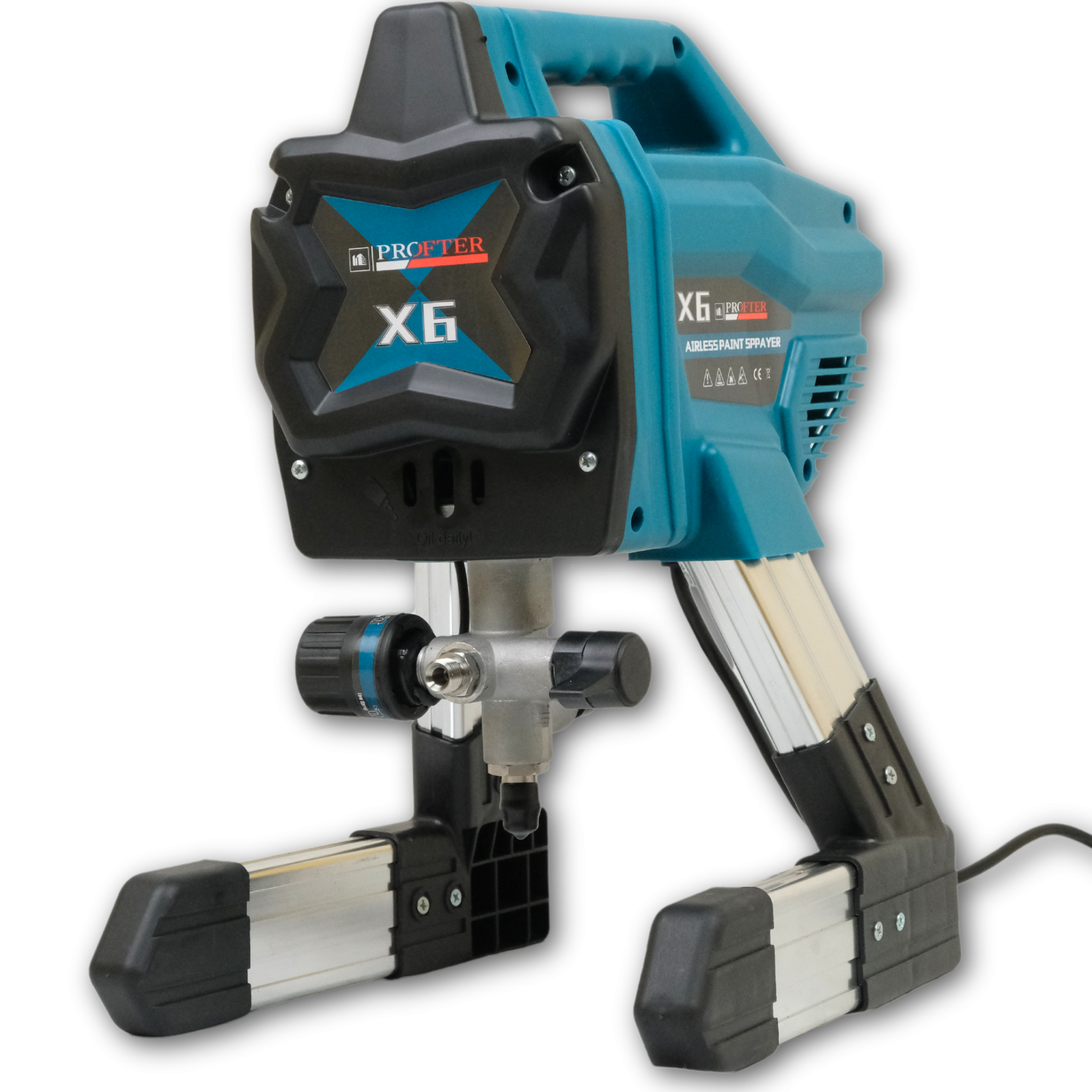 Безповітряний апарат для фарбування Profter X6 (1.4 л/хв 650 Вт). Фото 3