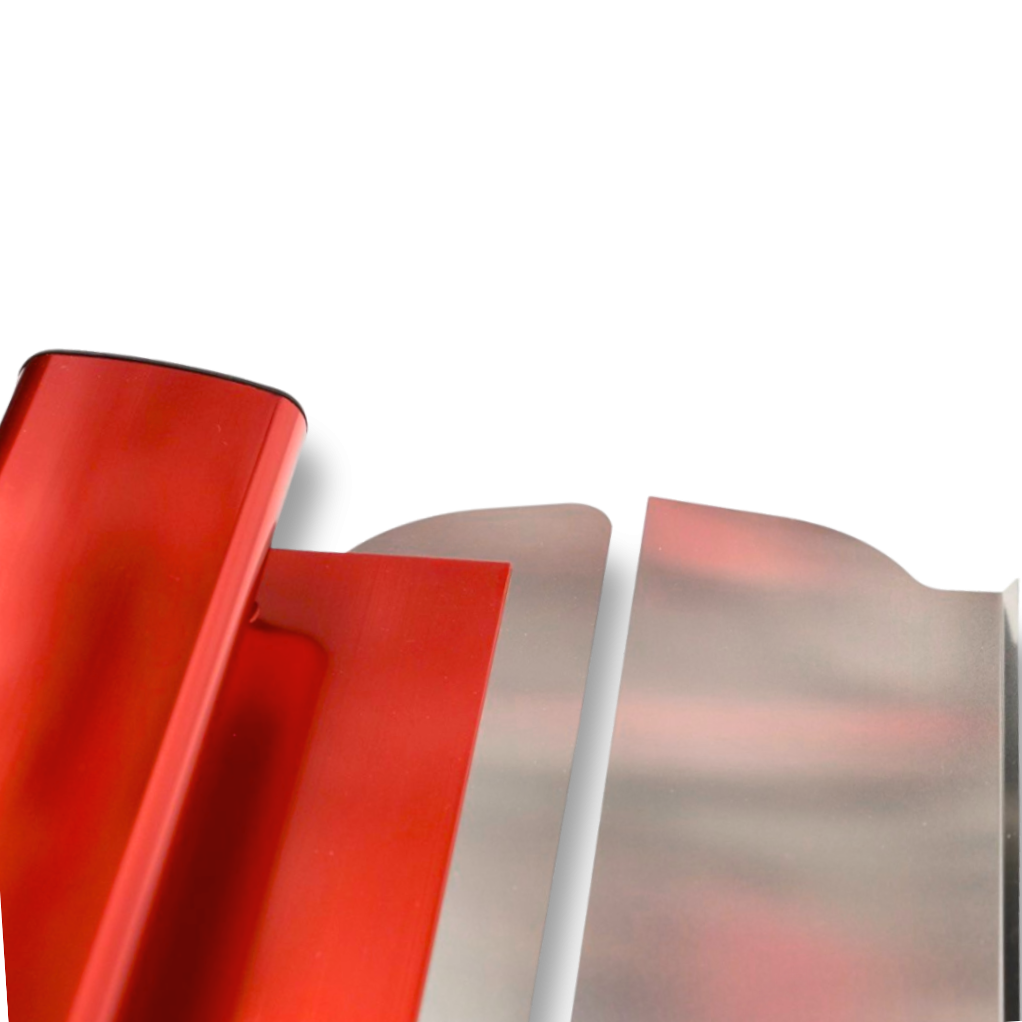 Профессиональный механизированный шпатель Profter SU 100 red (100 см лезвие 0.3+0.5 мм) алюминиевая ручка. Фото 5