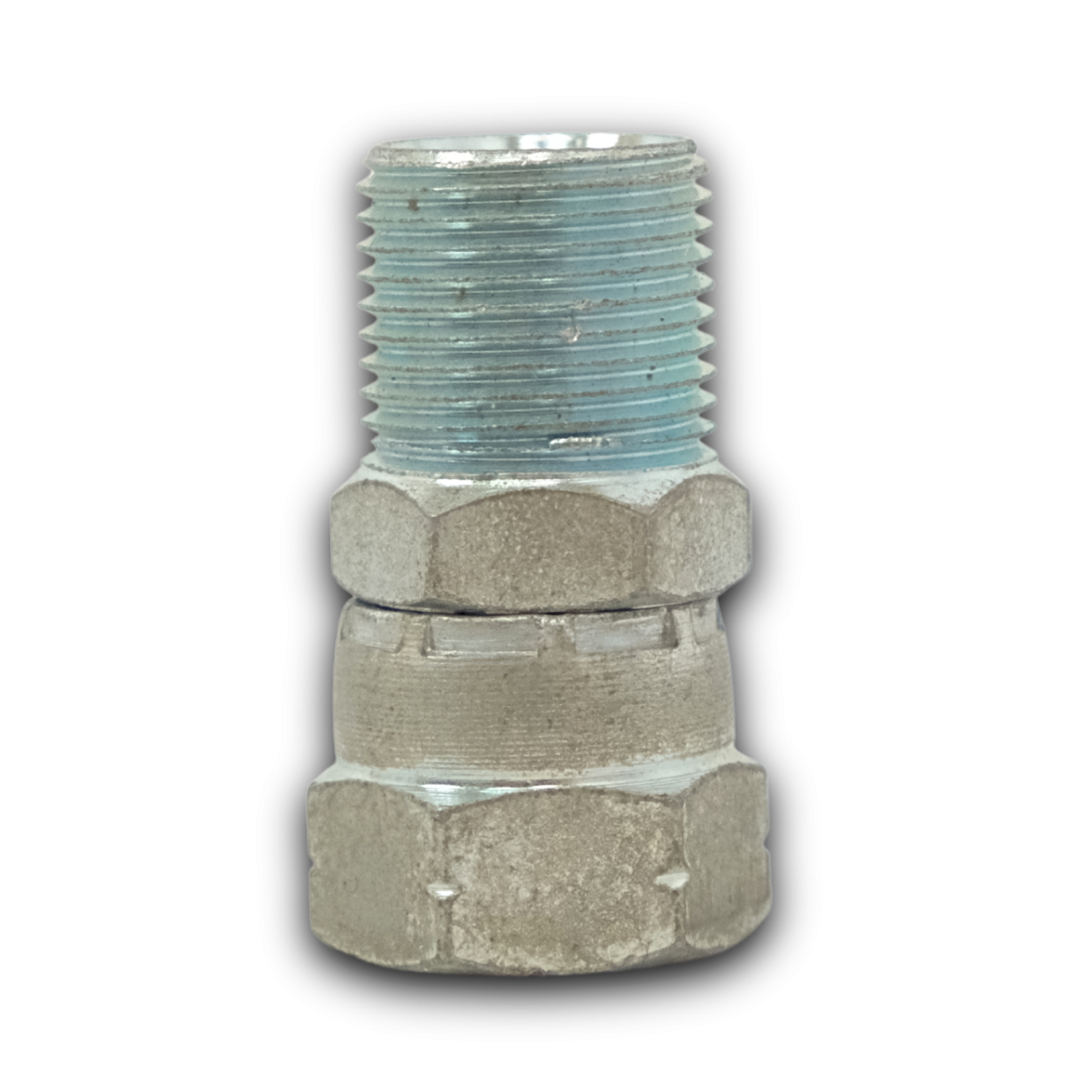 Перехідник поворотний з 3/8" папа на 1/4" мама для шлангів і шпаклювальних станцій. Фото 4