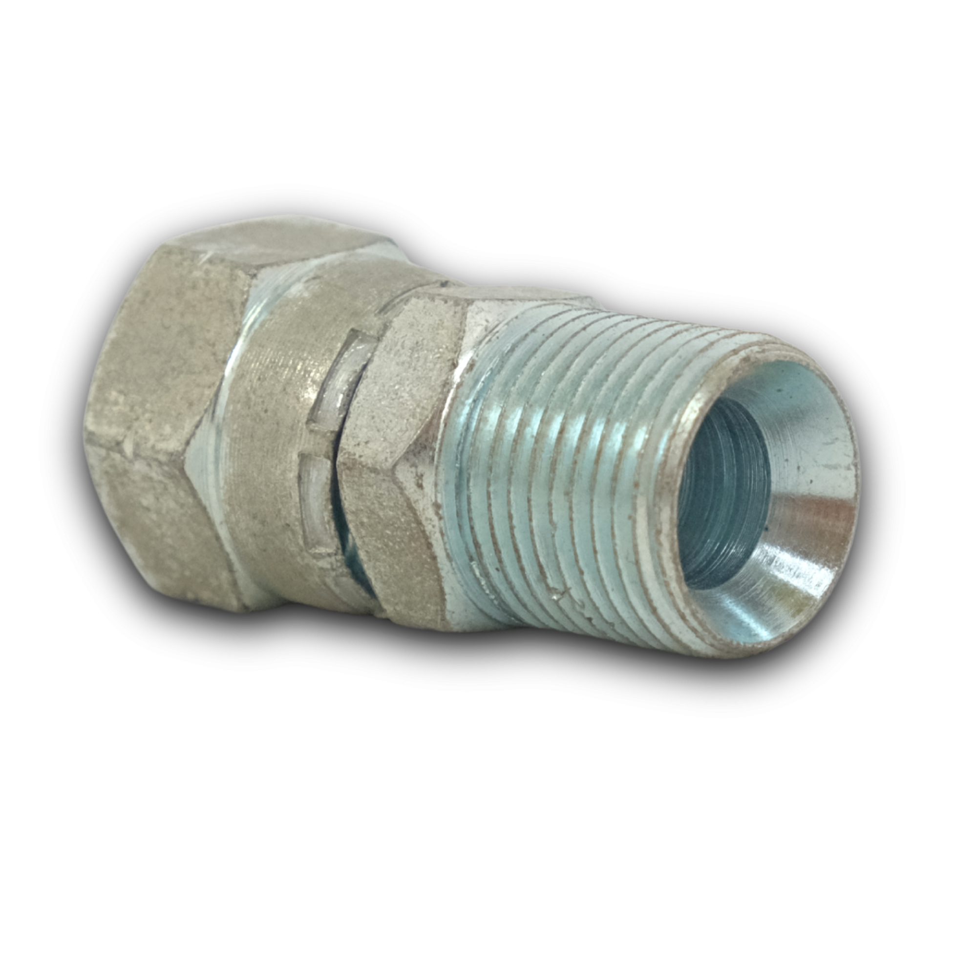 Перехідник поворотний з 3/8" папа на 1/4" мама для шлангів і шпаклювальних станцій. Фото 6