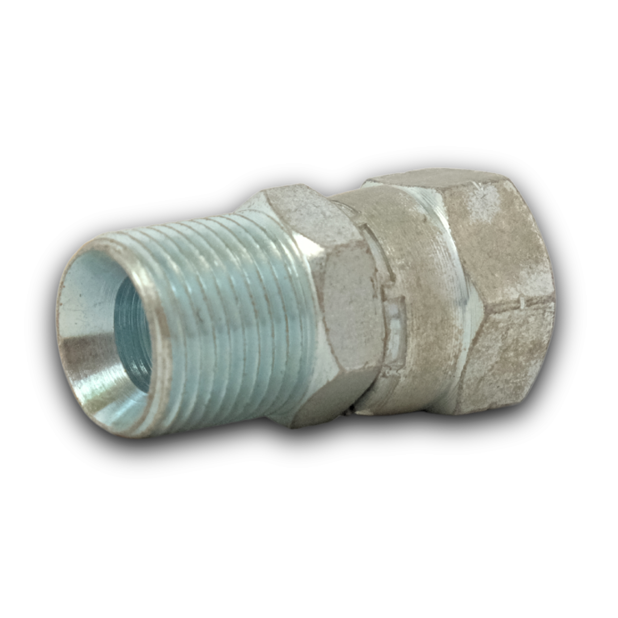 Перехідник поворотний з 3/8" папа на 1/4" мама для шлангів і шпаклювальних станцій. Фото 5