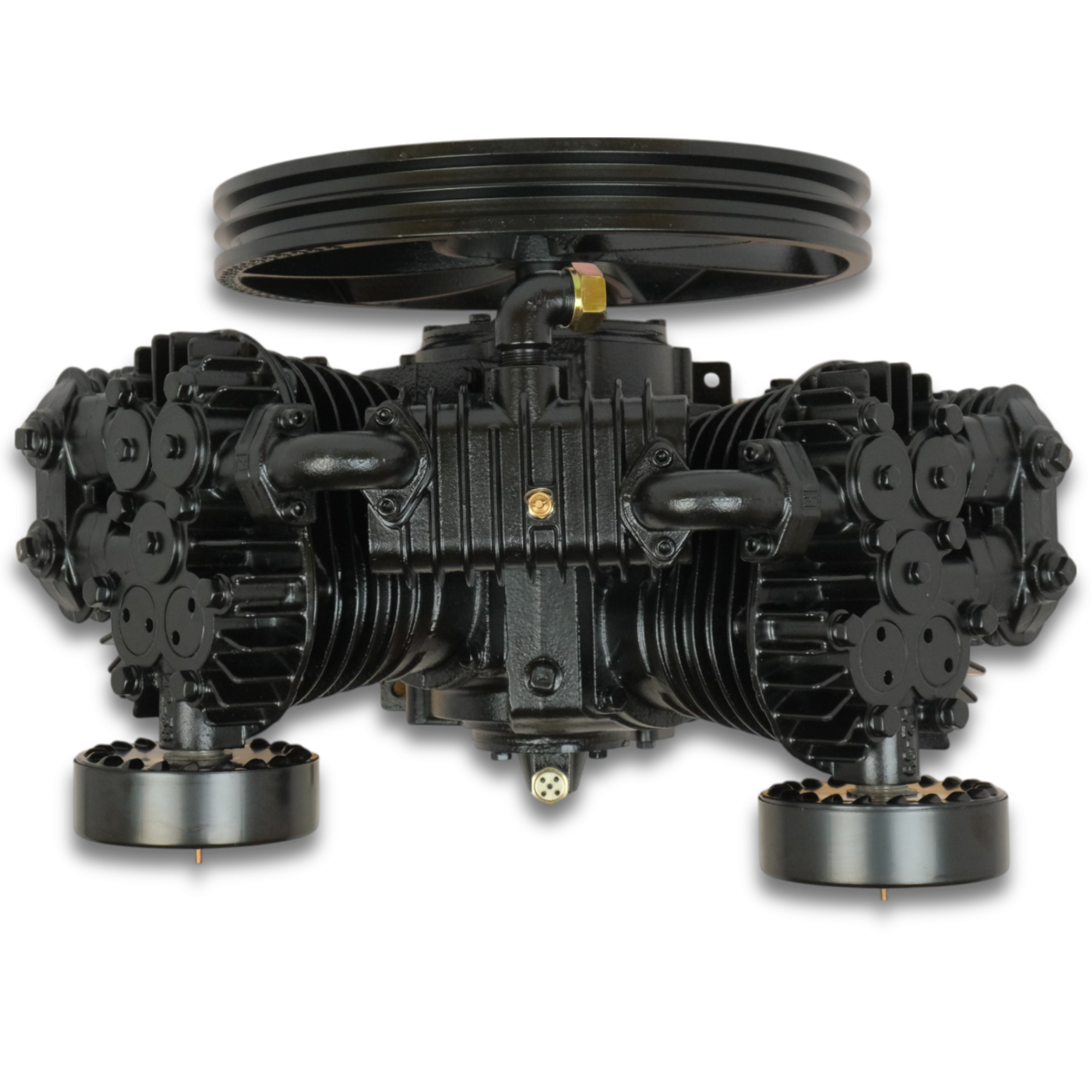 Блок поршневой двухступенчатый Profter ZT-2105 (1400 л/мин 13 Атм) 4-х поршневой W-образный. Фото 10