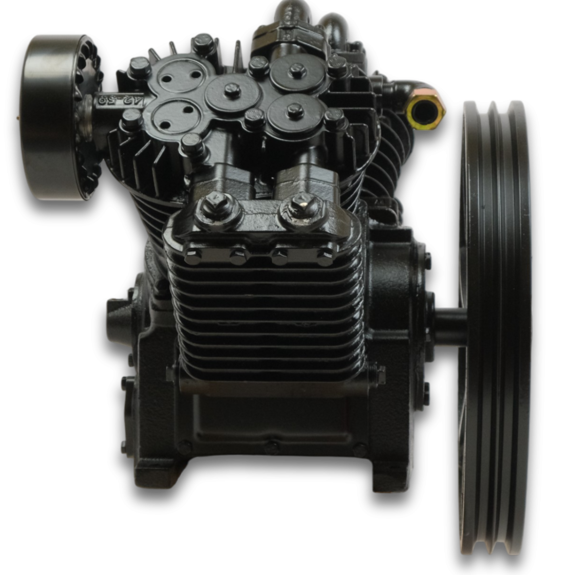 Блок поршневой двухступенчатый Profter ZT-2105 (1400 л/мин 13 Атм) 4-х поршневой W-образный. Фото 7