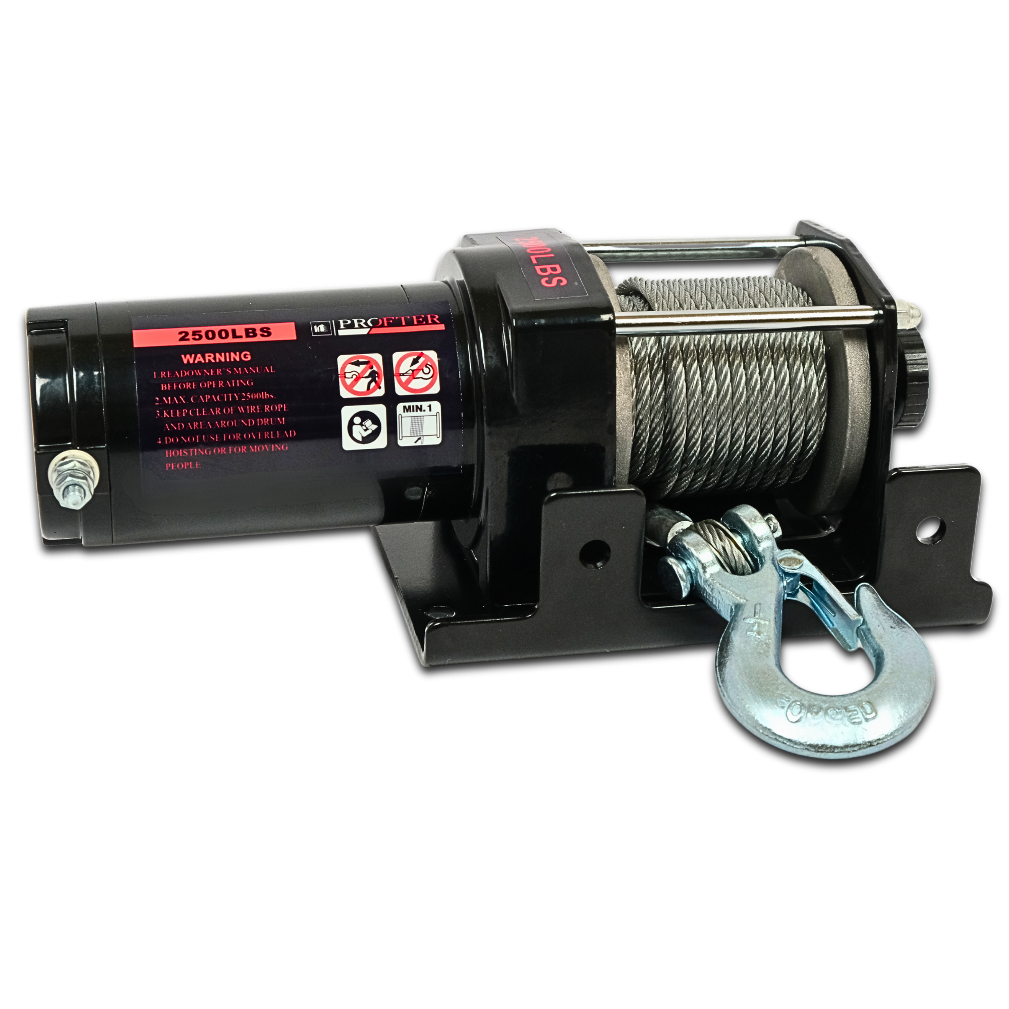 Лебедка автомобильная Profter 2500 LBS 12V (1133 кг). Фото 3