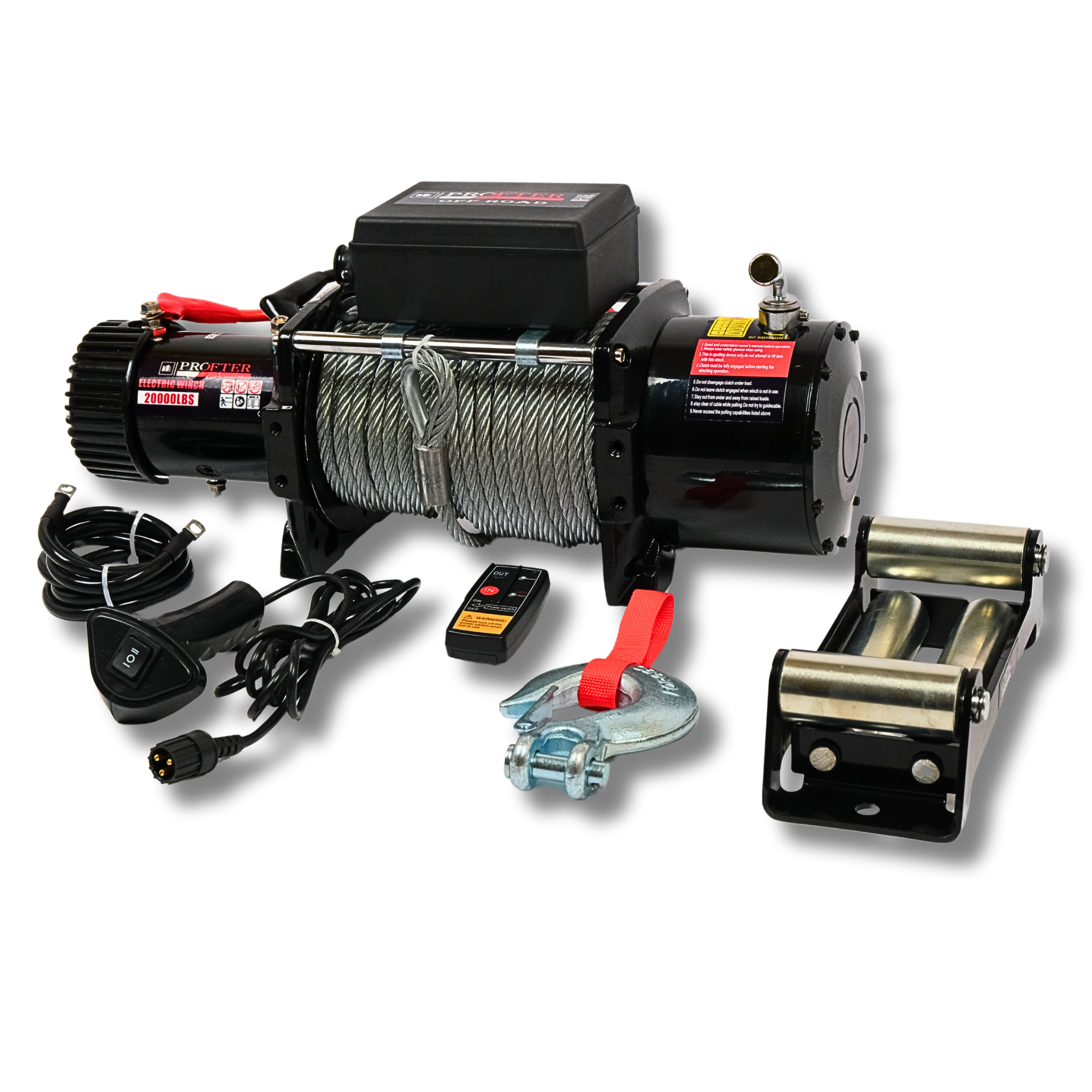 Електрична лебідка 24V Profter 20000 LBS – (тягове зусилля 9090 кг). Фото 1