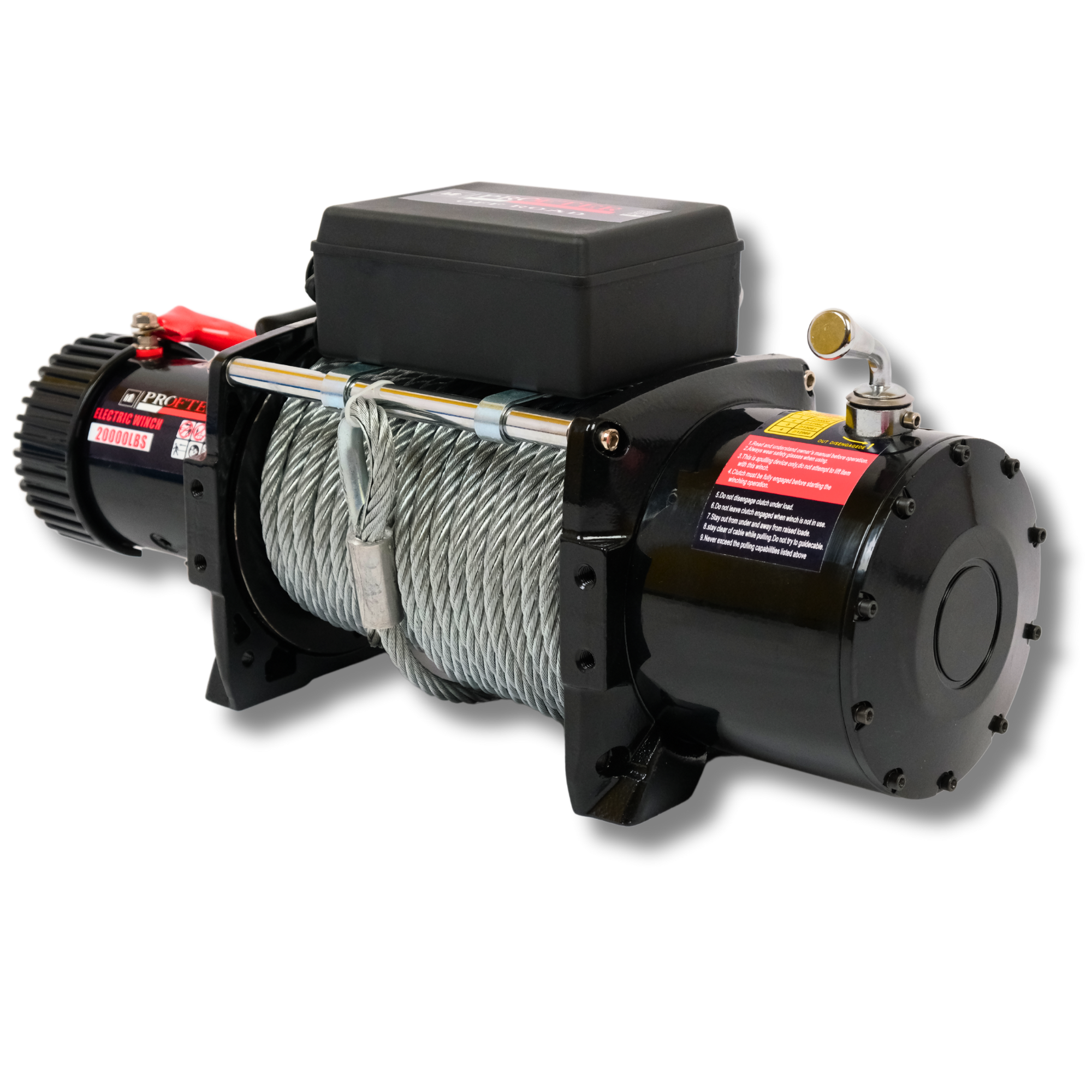 Електрична лебідка 24V Profter 20000 LBS – (тягове зусилля 9090 кг). Фото 2