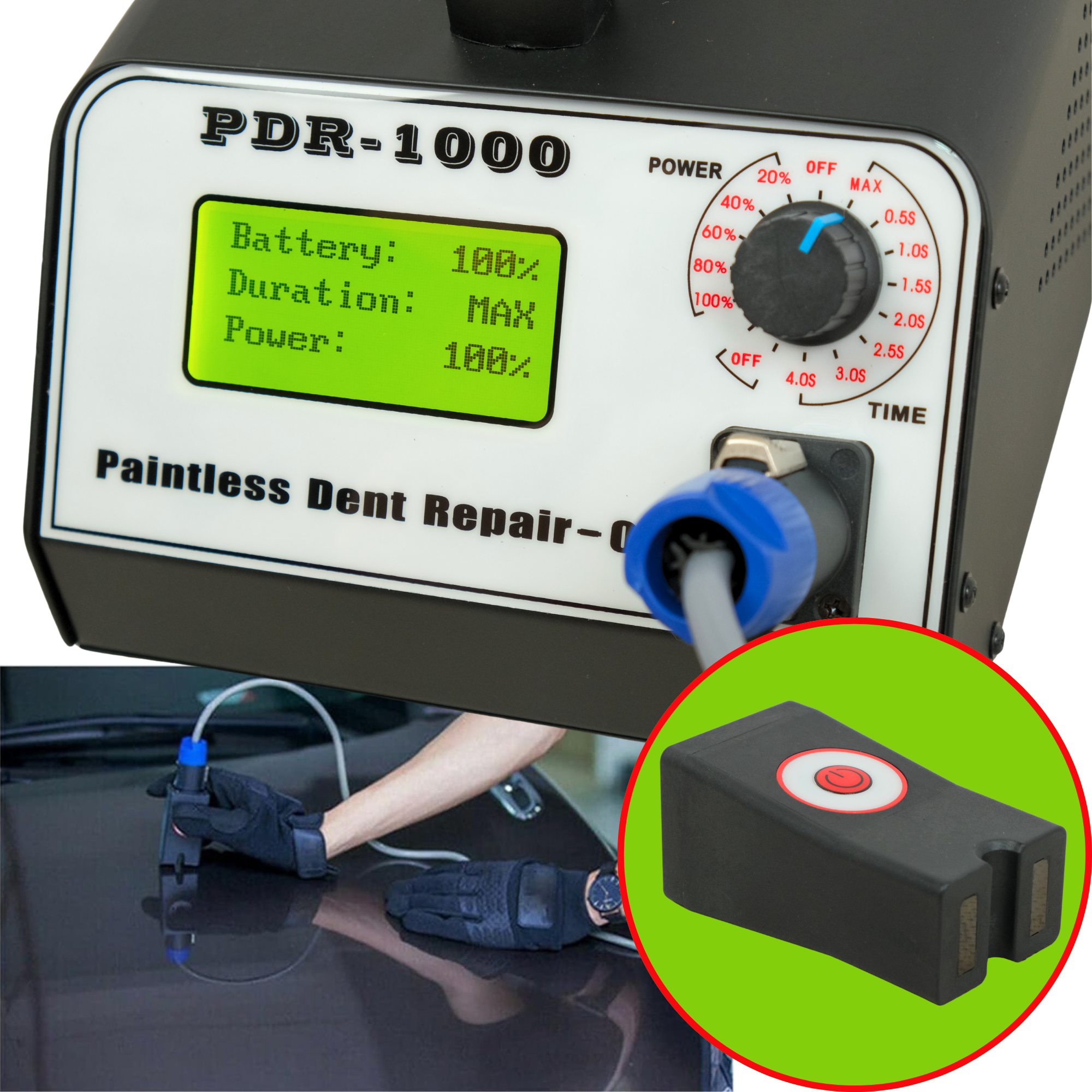 Індукційний нагрівач WOYO PDR-1000S індуктор для видалення вм'ятин PDR 1. Фото 8