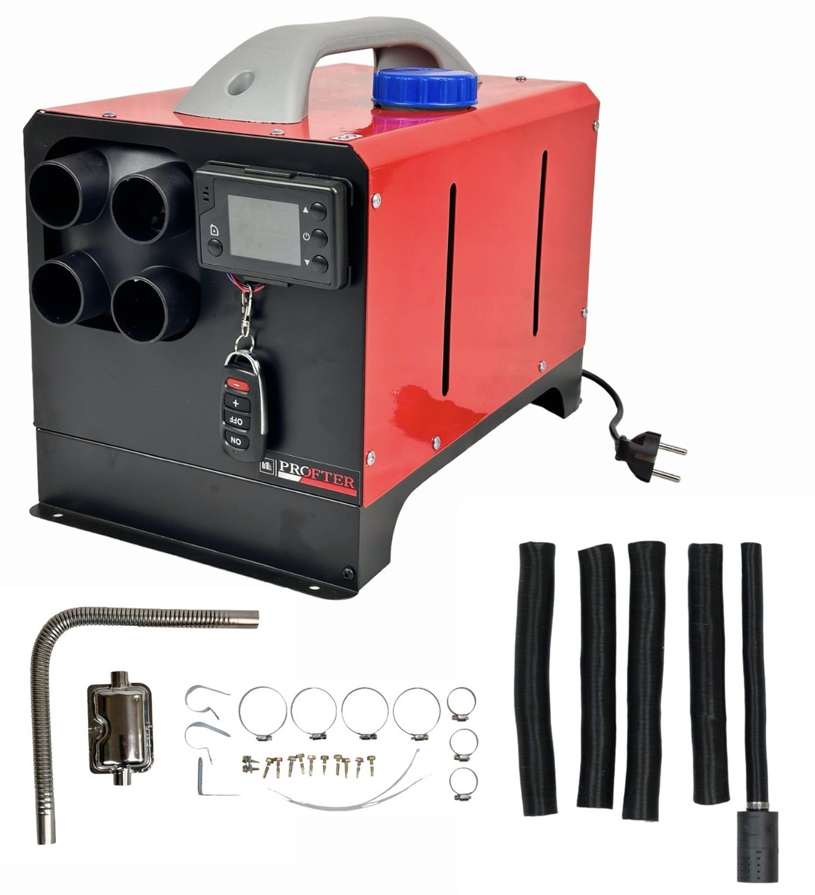 Автономный дизельный обогреватель моноблок 5kw 220В Profter RF-5000W (12-24-220 V) Суха автономка. Фото 4