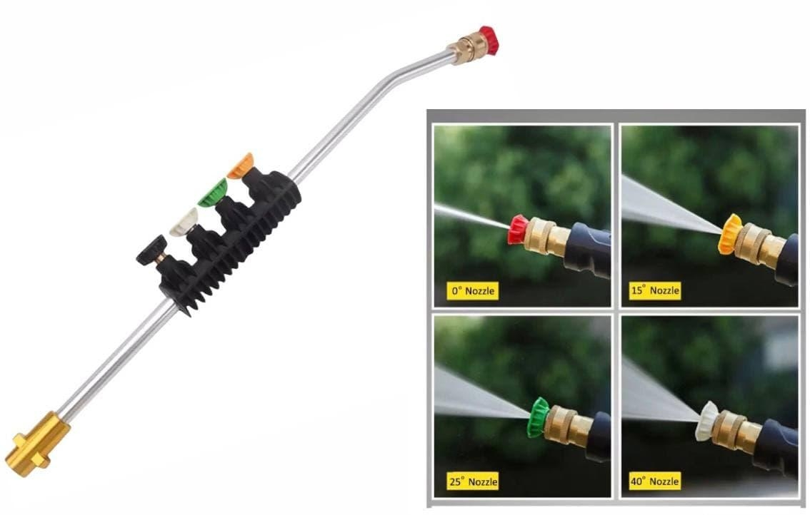 Насадка металева на мийку високого тиску 5в1 (200 бар) на Karcher k2-k7/Lavor/Stihl. Фото 2