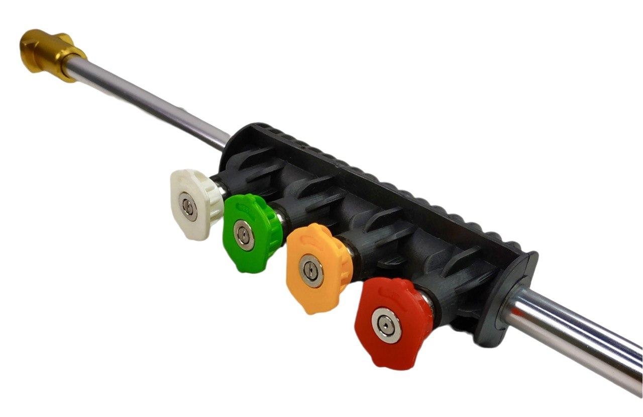 Насадка металева на мийку високого тиску 5в1 (200 бар) на Karcher k2-k7/Lavor/Stihl. Фото 5