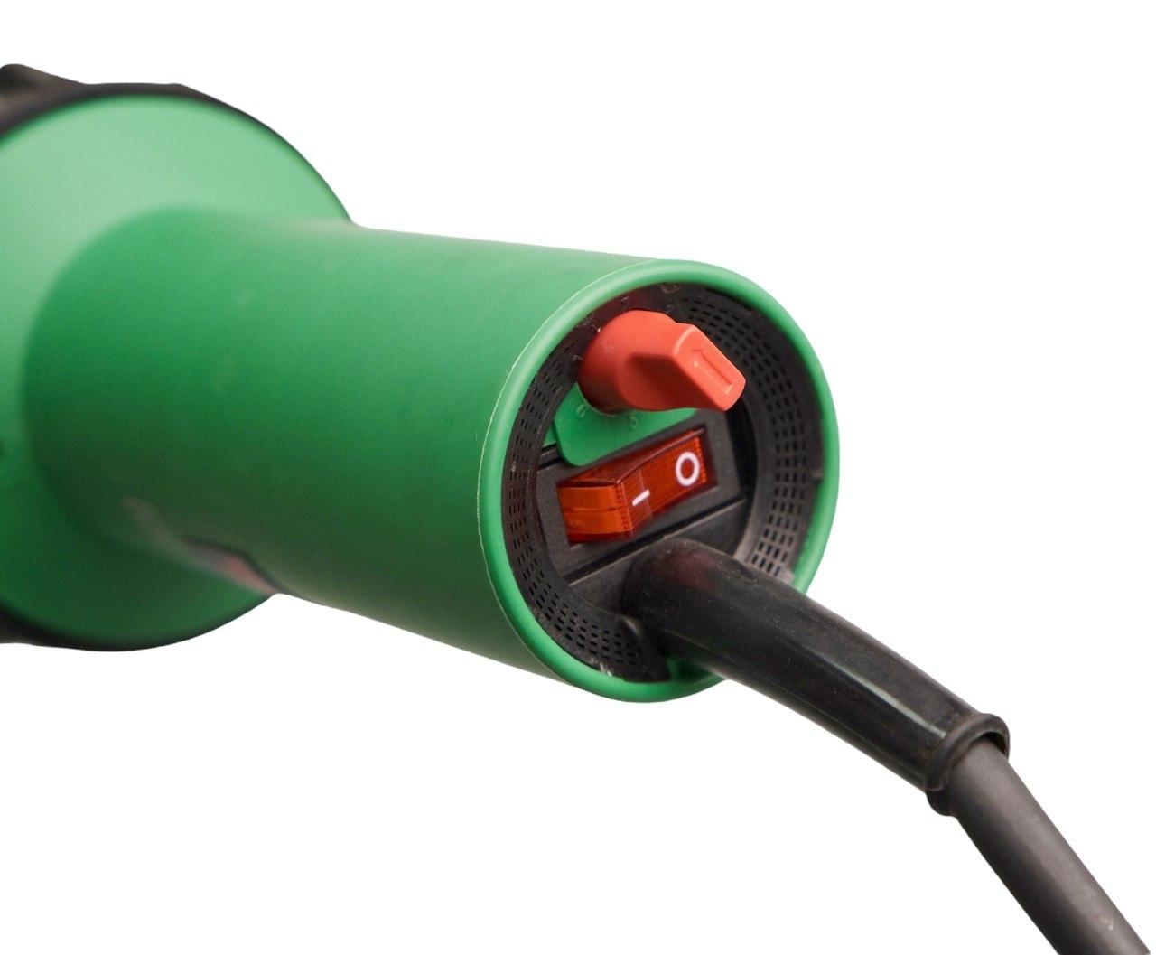 Профессиональный сварочный фен Profter SH-2000W (2.0 Квт) Фен для сварки ПВХ баннера, мембраны, тентов. Фото 6