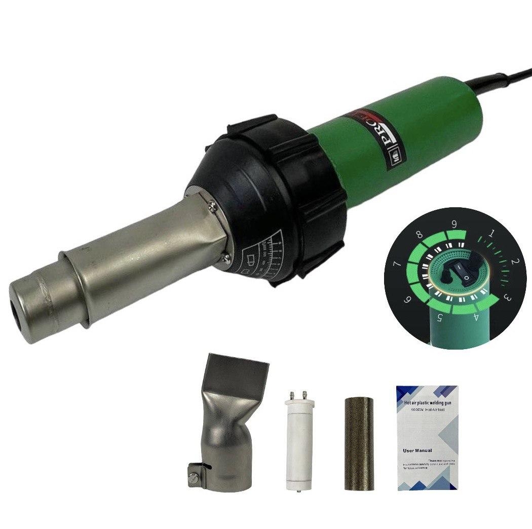 Сварочный фен для сварки ПВХ мембраны Profter DSH-D1 (1.6 Квт) Аппарат для сварки баннера, тентов, пластика. Фото 1