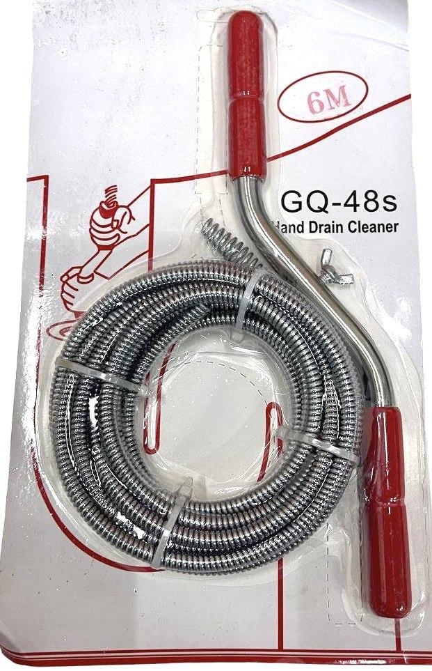 Трос сантехнический для прочистки канализации Dali GQ-48S-3 (6 м 8 мм) пружинный. Фото 8
