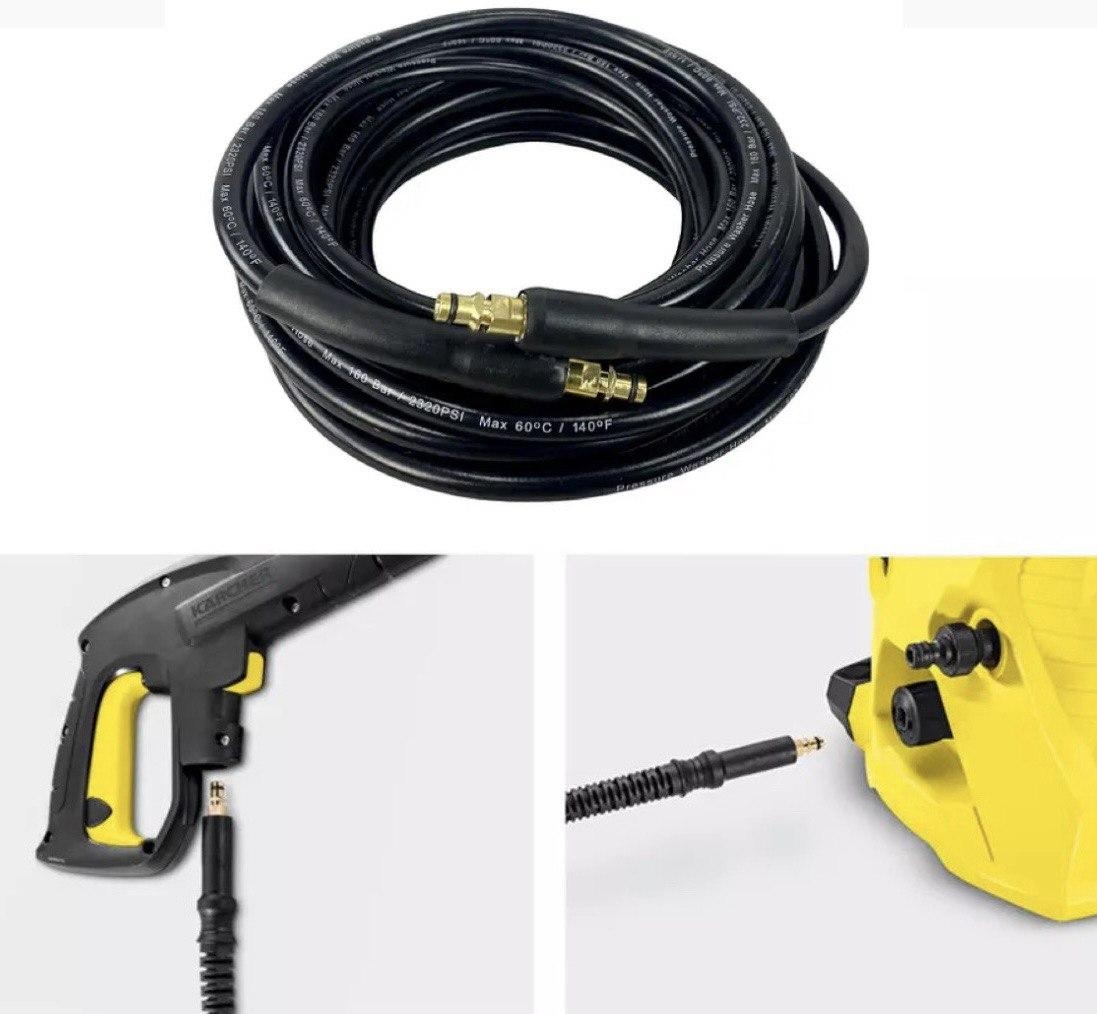 Шланг високого тиску для мийки високого тиску Karcher (15м 160 bar) K2-K7. Фото 2