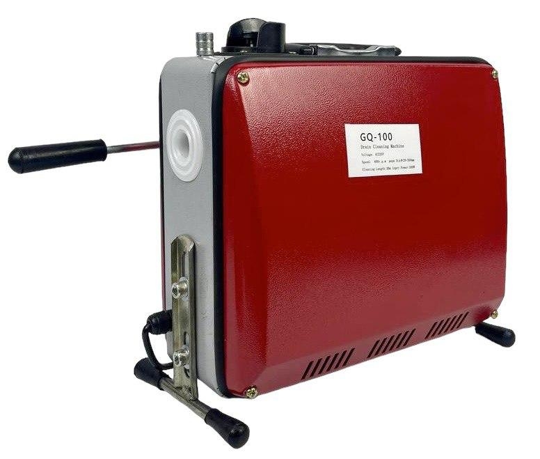 Машина для прочистки канализации Profter GQ-100 (500 Вт 20-100мм) Аппарат для чистки труб. Фото 7