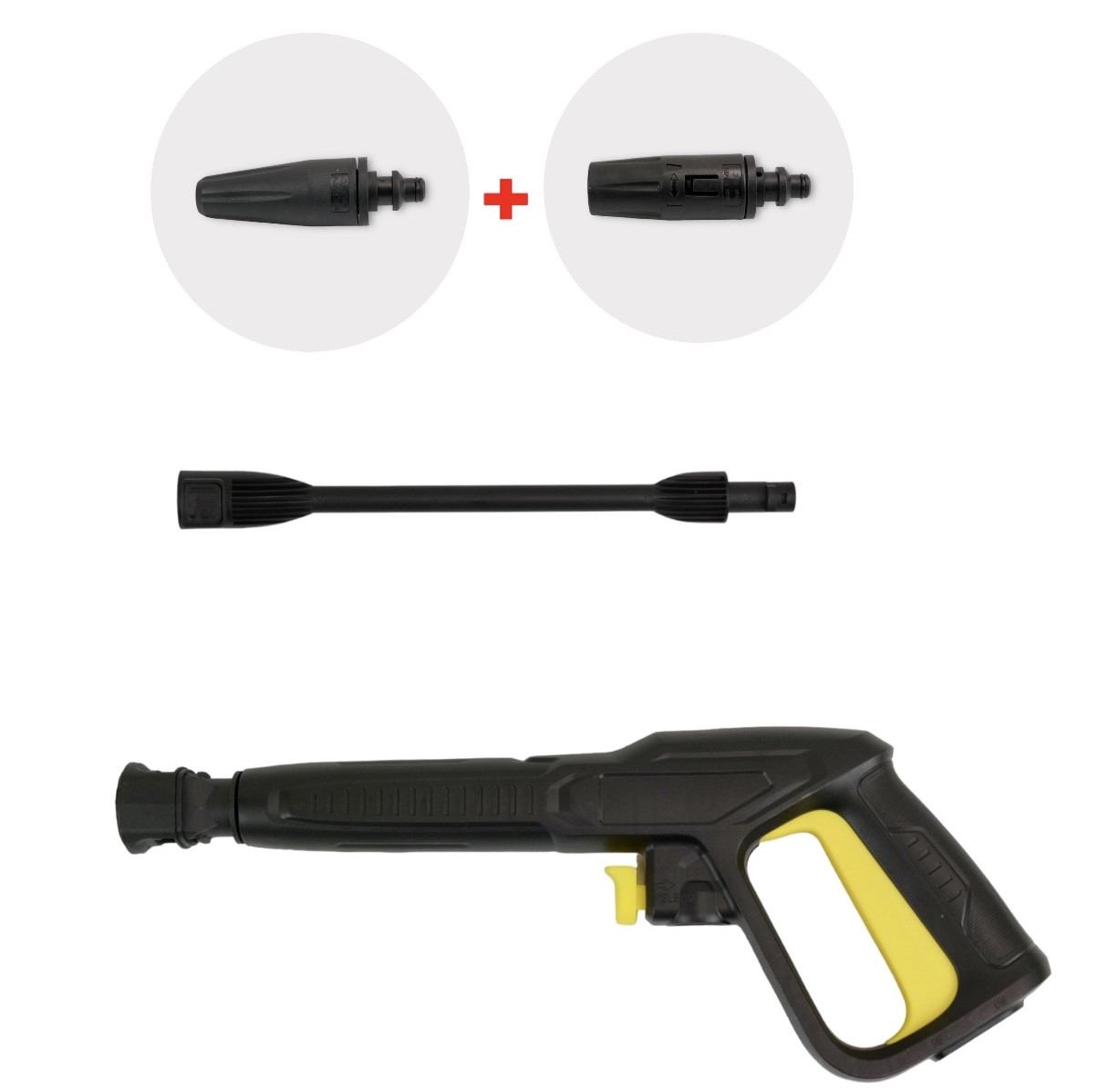 Пістолет на мийку високого тиску Karcher + струменева насадка + фреза (160 бар) k2-k7. Фото 1