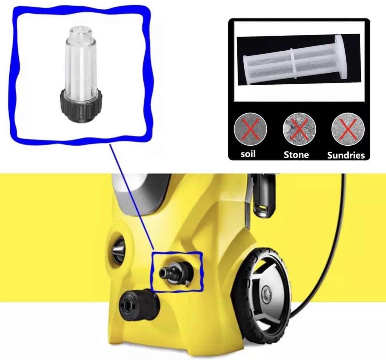 Водяний фільтр для мийки Karcher G3/4F W01. Фото 3