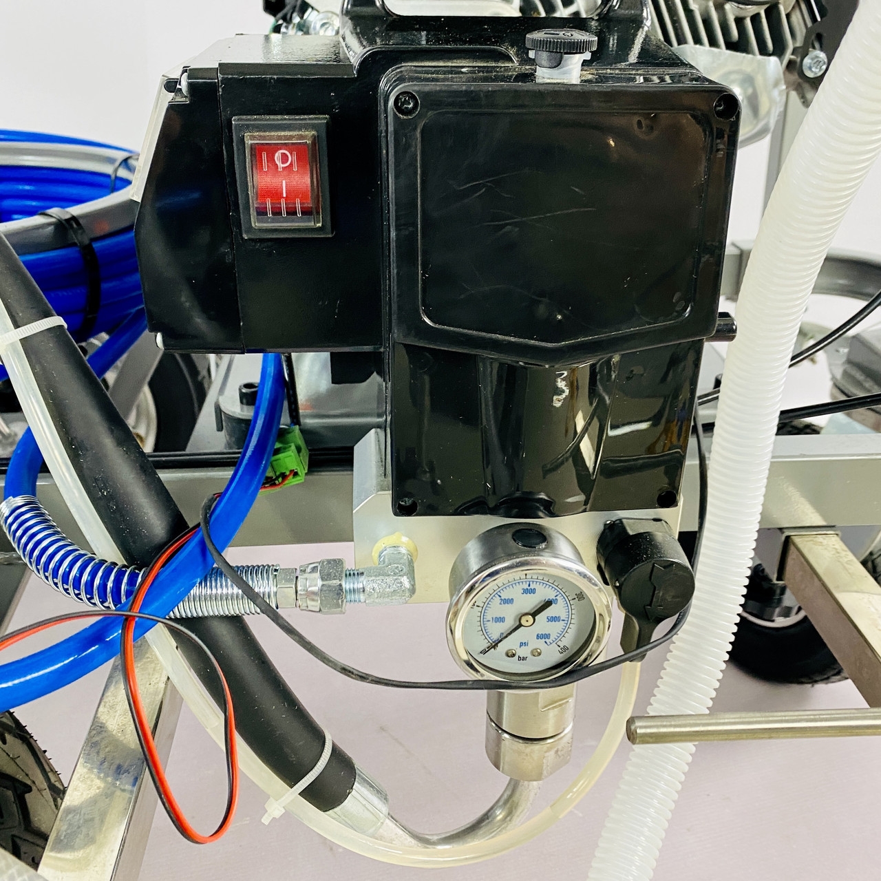 Розміточна мембранна машина для розмітки доріг зі Склошариком Profter LS-1500 (5 л/хв). Фото 5