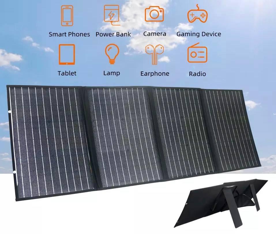 Портативная солнечная панель ANSUN 200Вт солнечное зарядное устройство USB. Фото 1