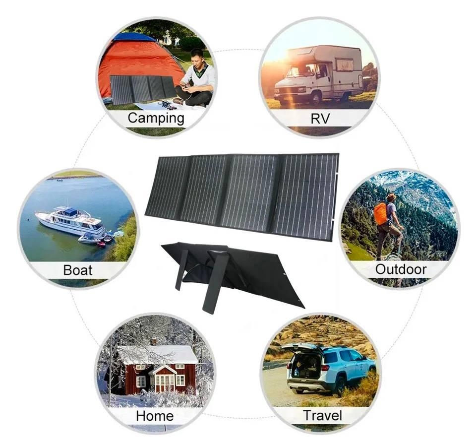 Портативная солнечная панель ANSUN 200Вт солнечное зарядное устройство USB. Фото 7