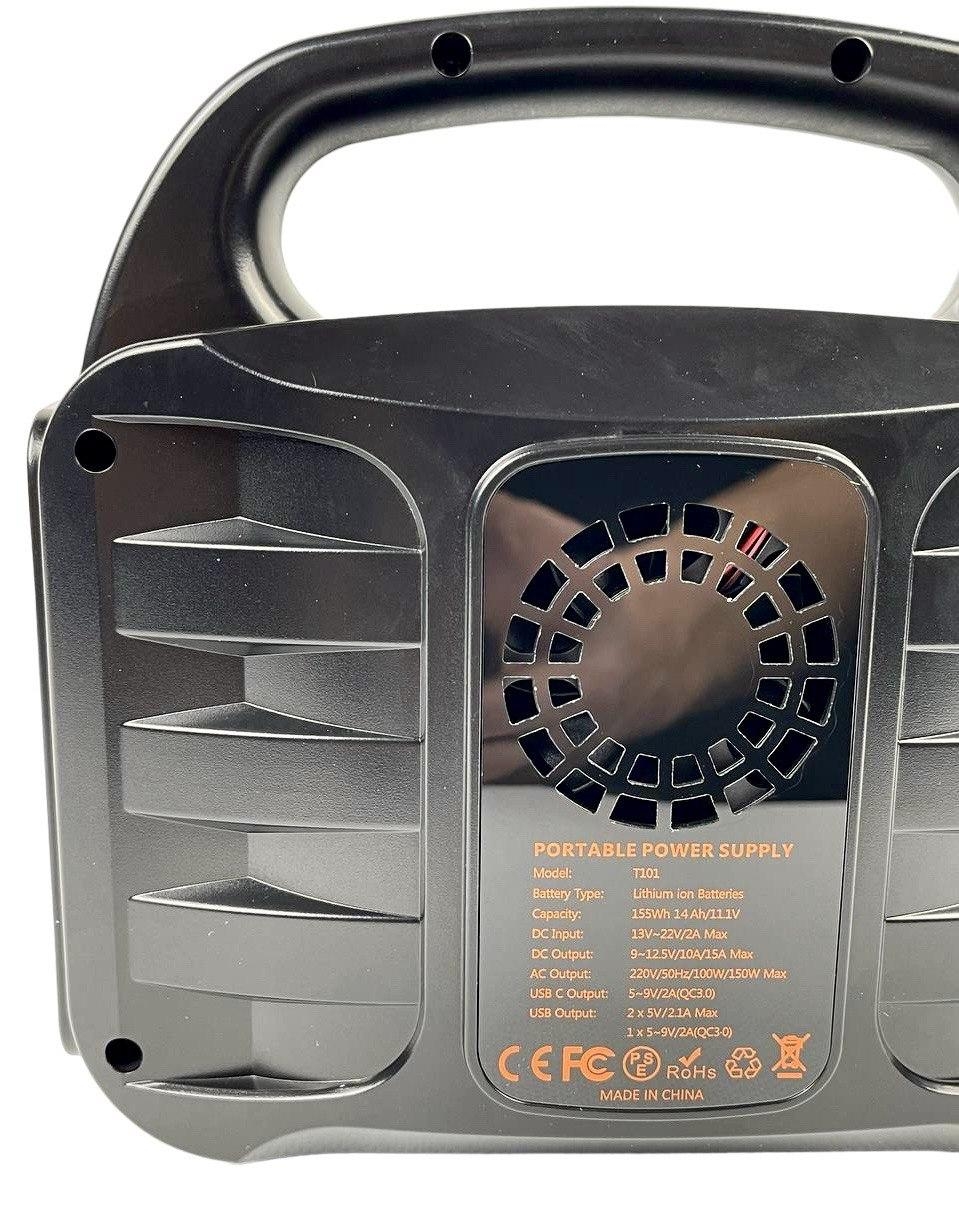 Портативная зарядная станция с розеткой 42000 mAh Т101 (150 Wh). Фото 6