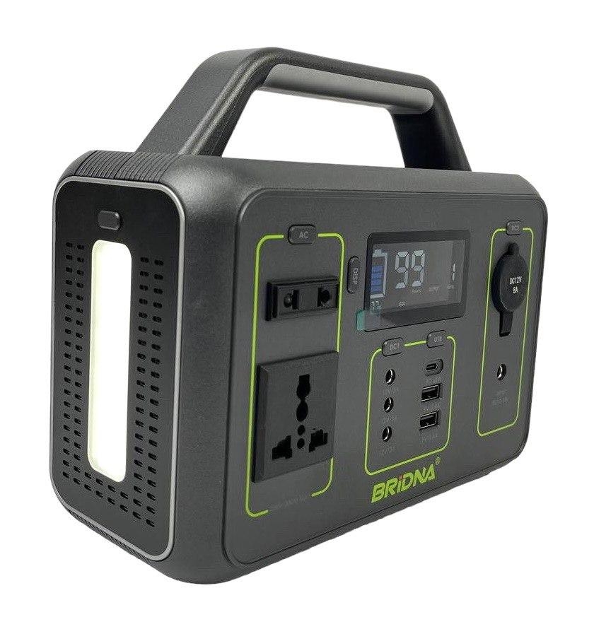 Портативная электростанция 78000 mAh BRIDNA SGR-PPS300-2 (300 Wh) станция шеринга с розеткой. Фото 2