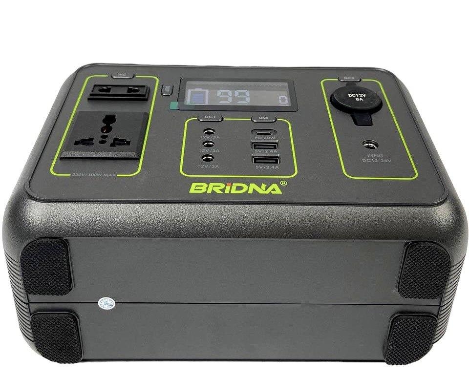 Портативная электростанция 78000 mAh BRIDNA SGR-PPS300-2 (300 Wh) станция шеринга с розеткой. Фото 7