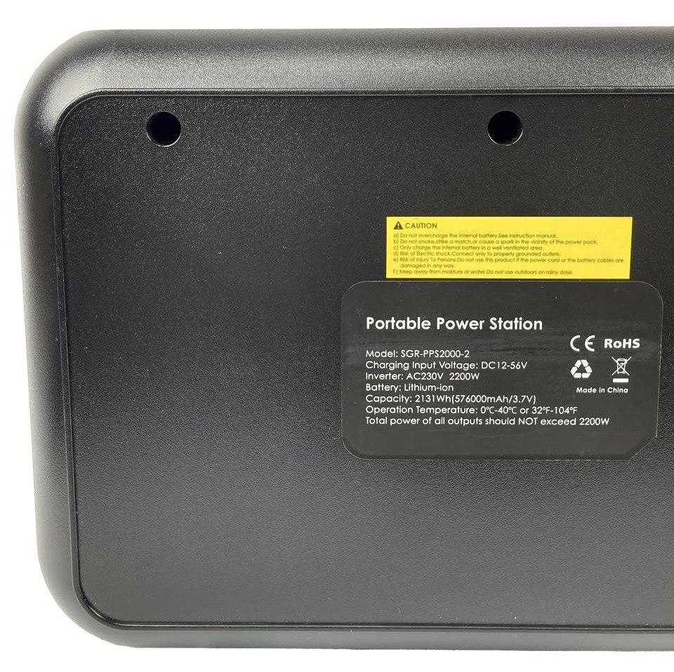 Портативная электростанция BRIDNA SYA 576000mAh SGR-PPS2000-2 (230V 2200W 2131Wh) Powerbank. Фото 8