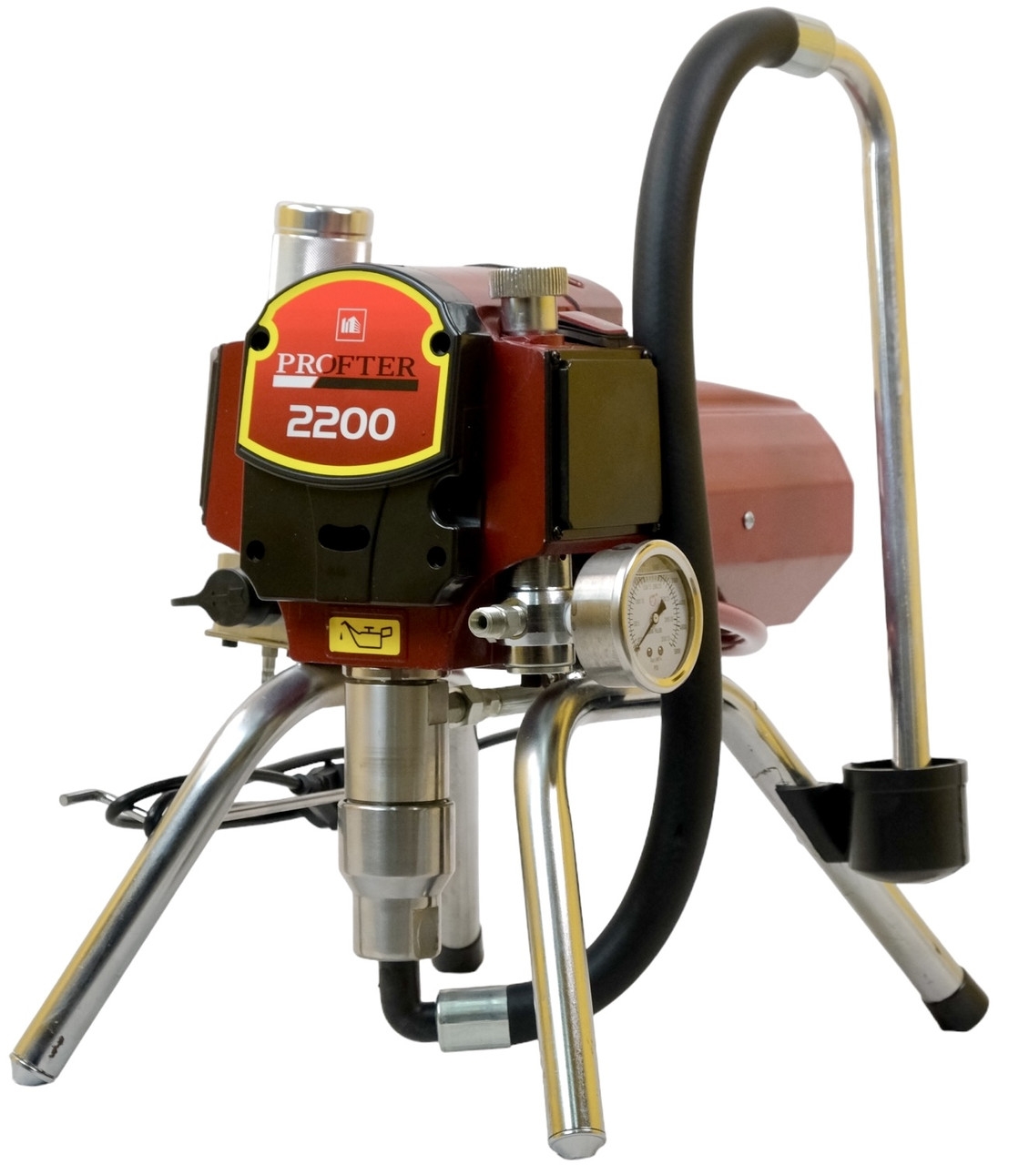 Поршневой безвоздушный покрасочный аппарат Profter MX-2200 Red (1300 Вт 2.5 л/мин). Фото 2
