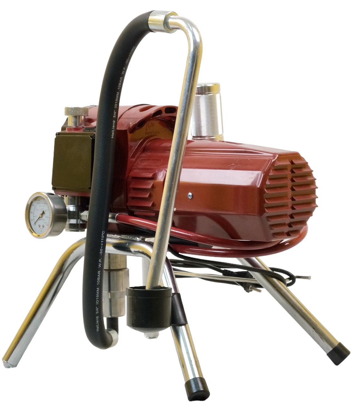 Поршневой безвоздушный покрасочный аппарат Profter MX-2200 Red (1300 Вт 2.5 л/мин). Фото 8