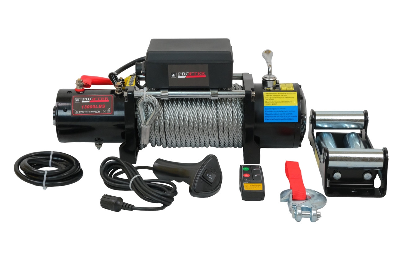 Лебідка автомобільна Profter 13000 LBS 12V (5897 кг). Фото 2