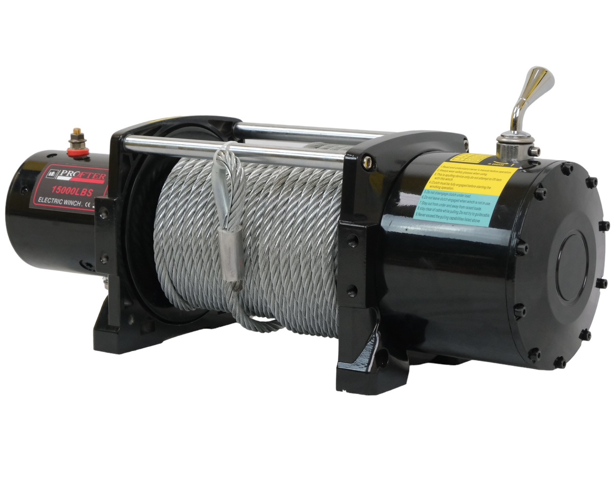 Електрична лебідка автомобільна Profter 15000 LBS 12V. (6804 кг). Фото 4
