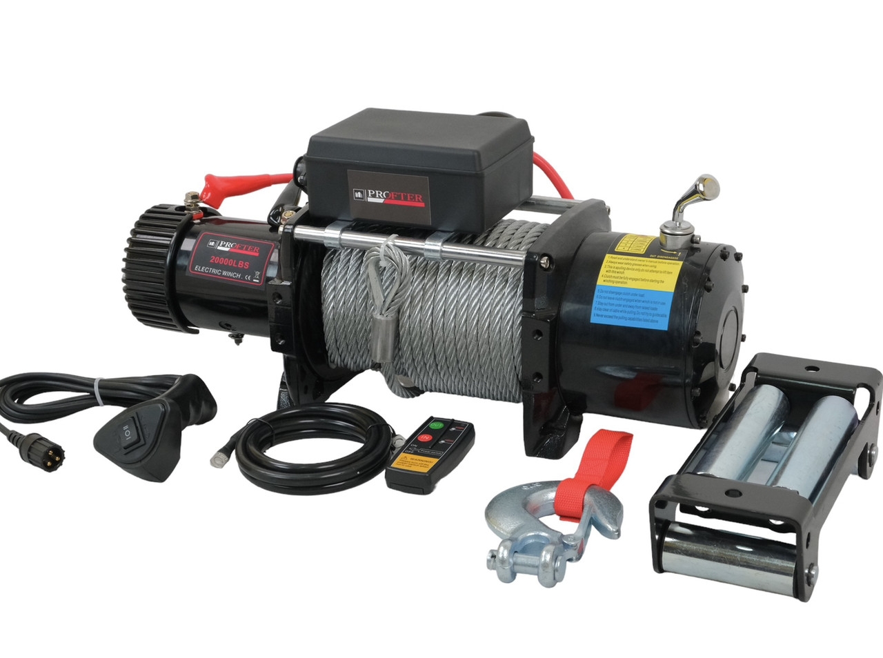 Лебідка автомобільна Profter 20000 LBS 12V (9090 кг). Фото 8