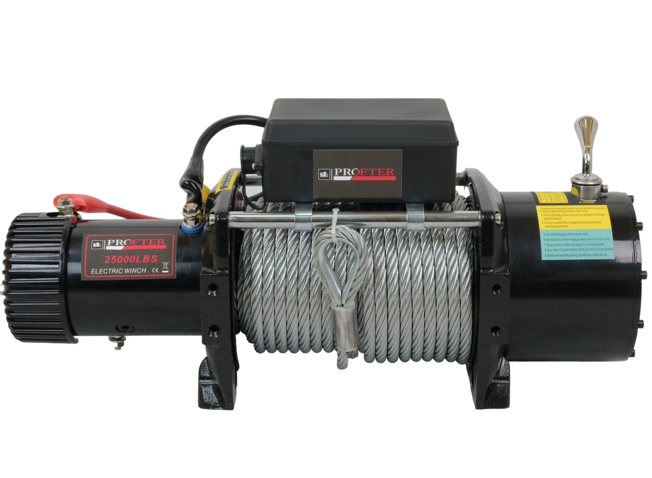 Лебідка автомобільна Profter 25000 LBS 12V (11340 кг). Фото 3